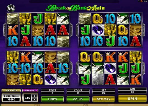 Casino Mega Spins Break Da Bank