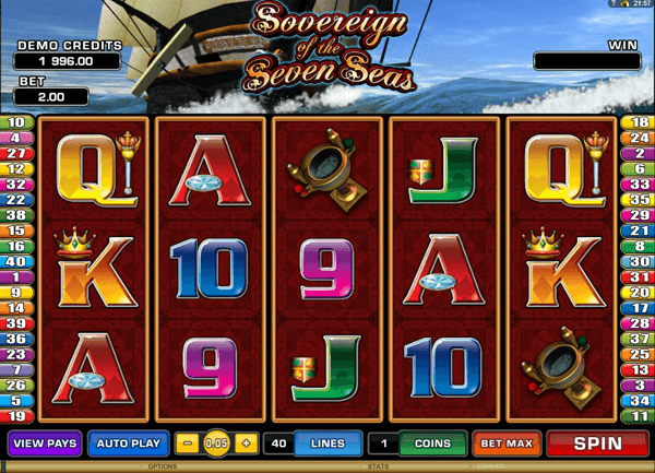 Sovereign Of The Seven Seas Slot