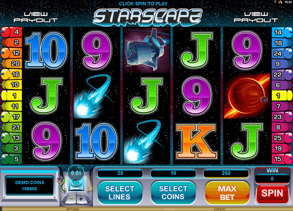 Cows outer space slot machine