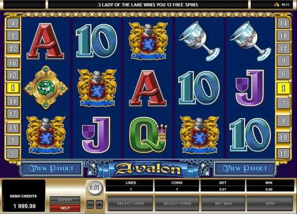 Avalon video slots free
