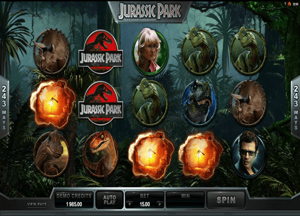 Jurassic Park Slot Game