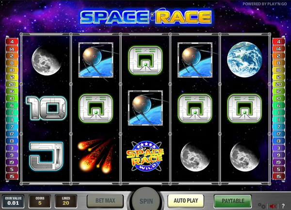 Play Space Race and Many Casino Free Games