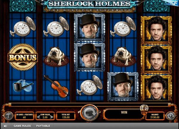 Sherlock Holmes Slot Machine