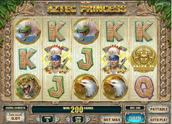 Aztec Princess  Slot Game