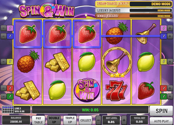 Spin and win  Slot Game