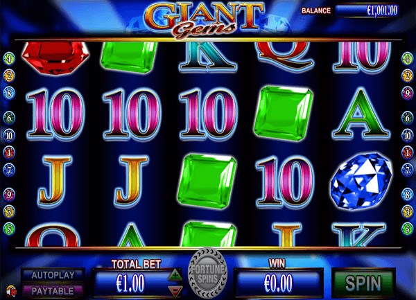 Giant Gems  Slot Game