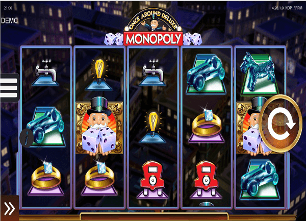 Monopoly Once Around Deluxe  Slot Game