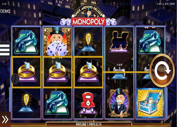 Monopoly Once Around Deluxe  Slot Machine