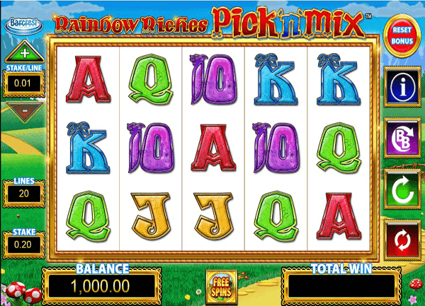 Rainbow Riches Pick n Mix  Slot Machine