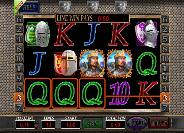 Wild knights slot online