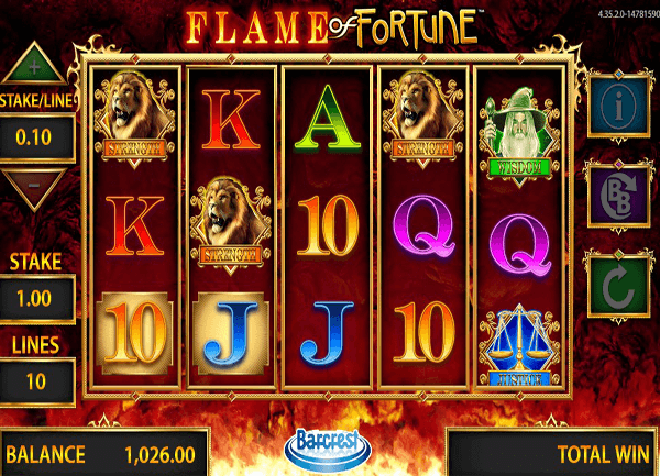 Flame of Fortune Slot Machine