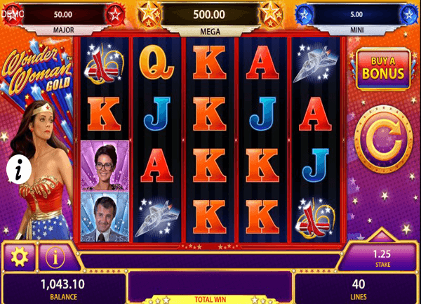 Wonder Woman Gold Slot Machine Free Play