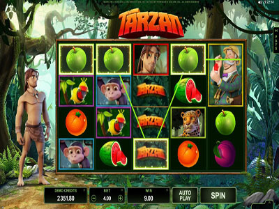 Play tarzan slot machine online