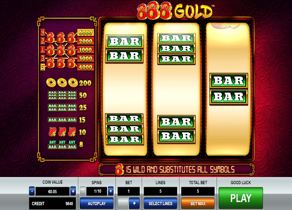 888 Gold  Slot Game
