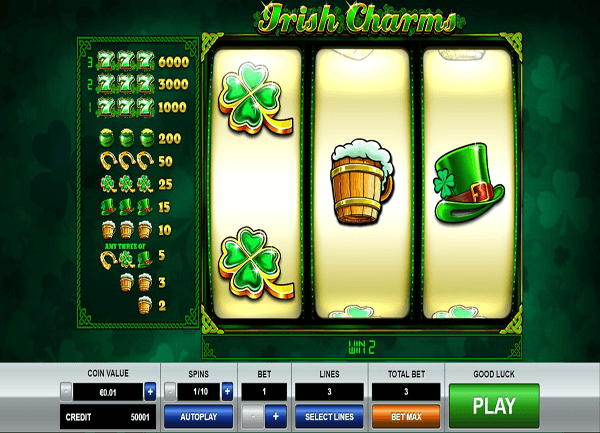 Irish Charms  Slot Game
