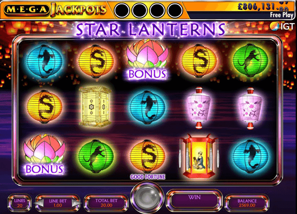 Star Lanterns Slot Machine