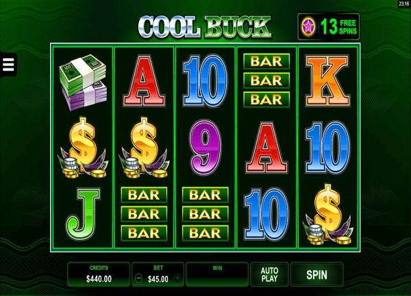 Cool Buck 5 Reel Slot Machine